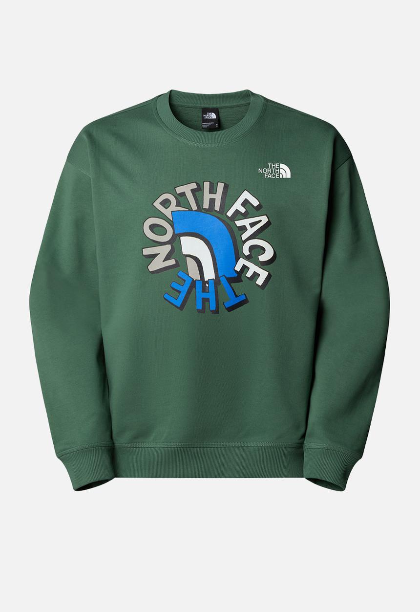 The North Face - U NSE OVERSIZED CREW - Duck Green