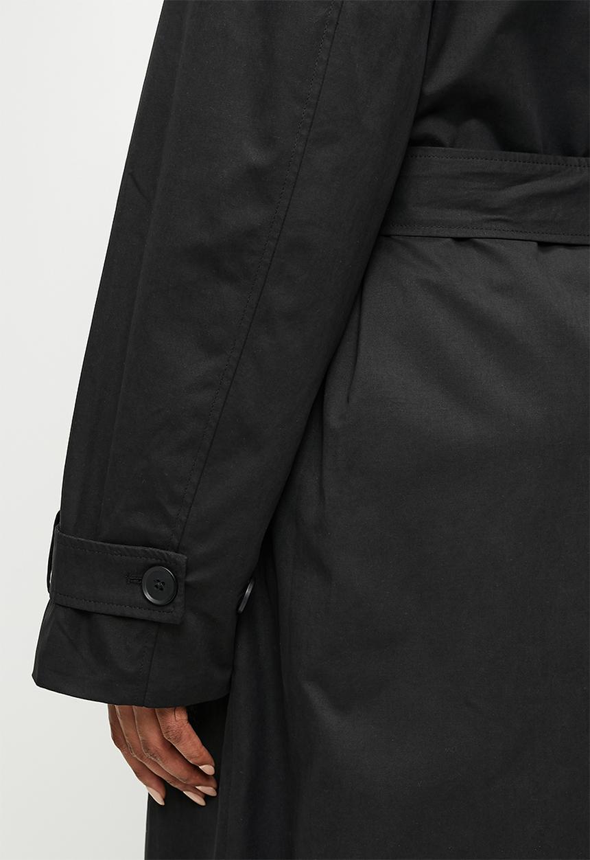 Cotton On - Plus ellie trench coat - black