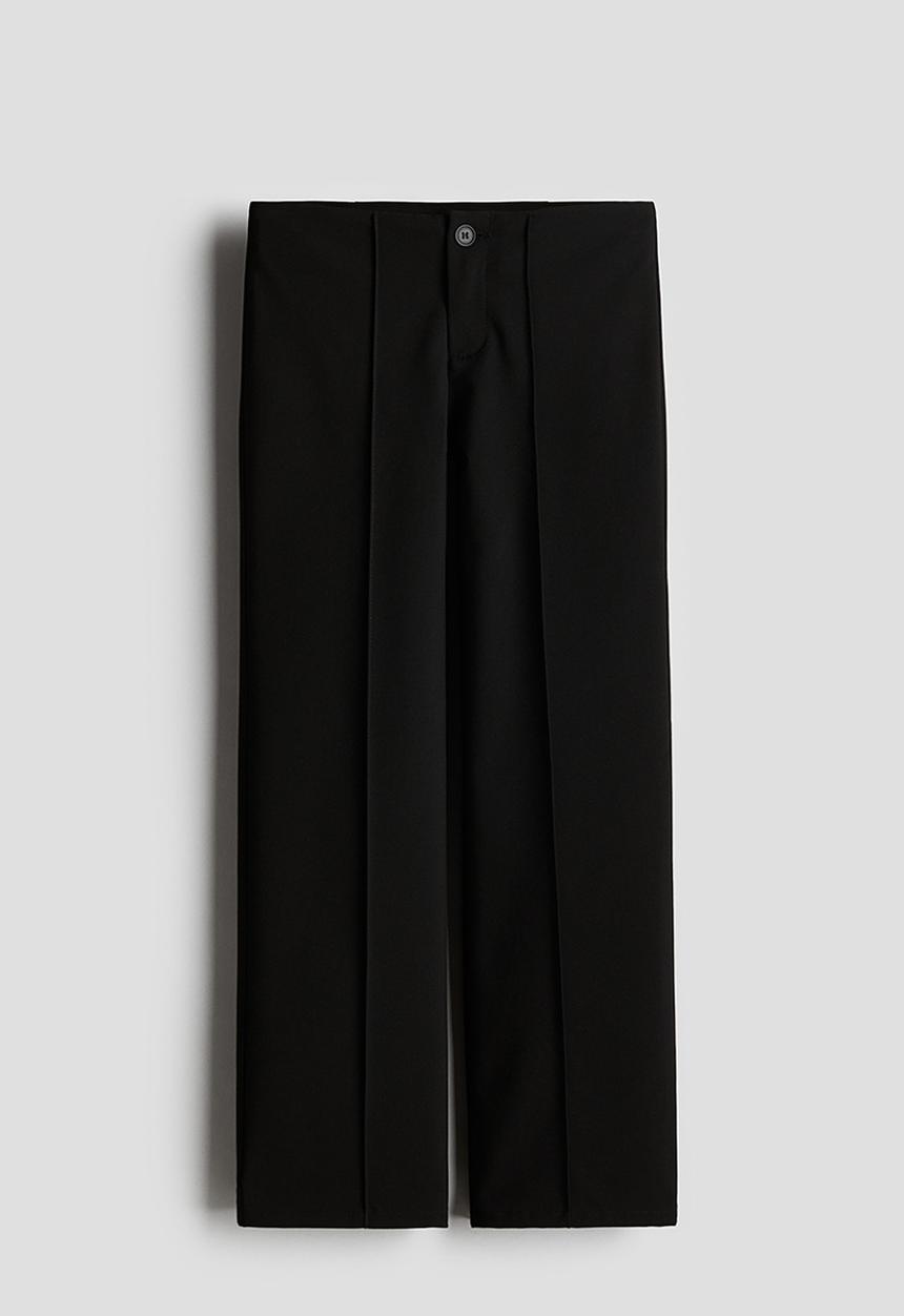 H&M - Suit trousers - black