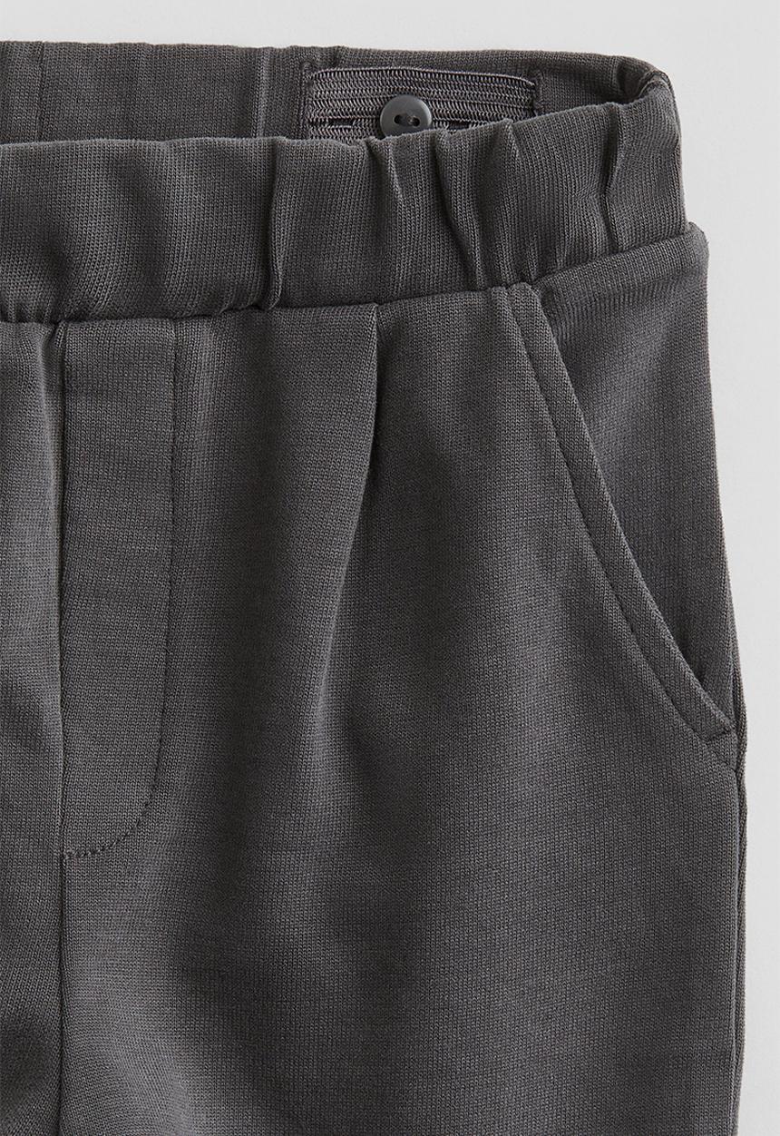 H&M - Cotton jersey trousers - dark grey