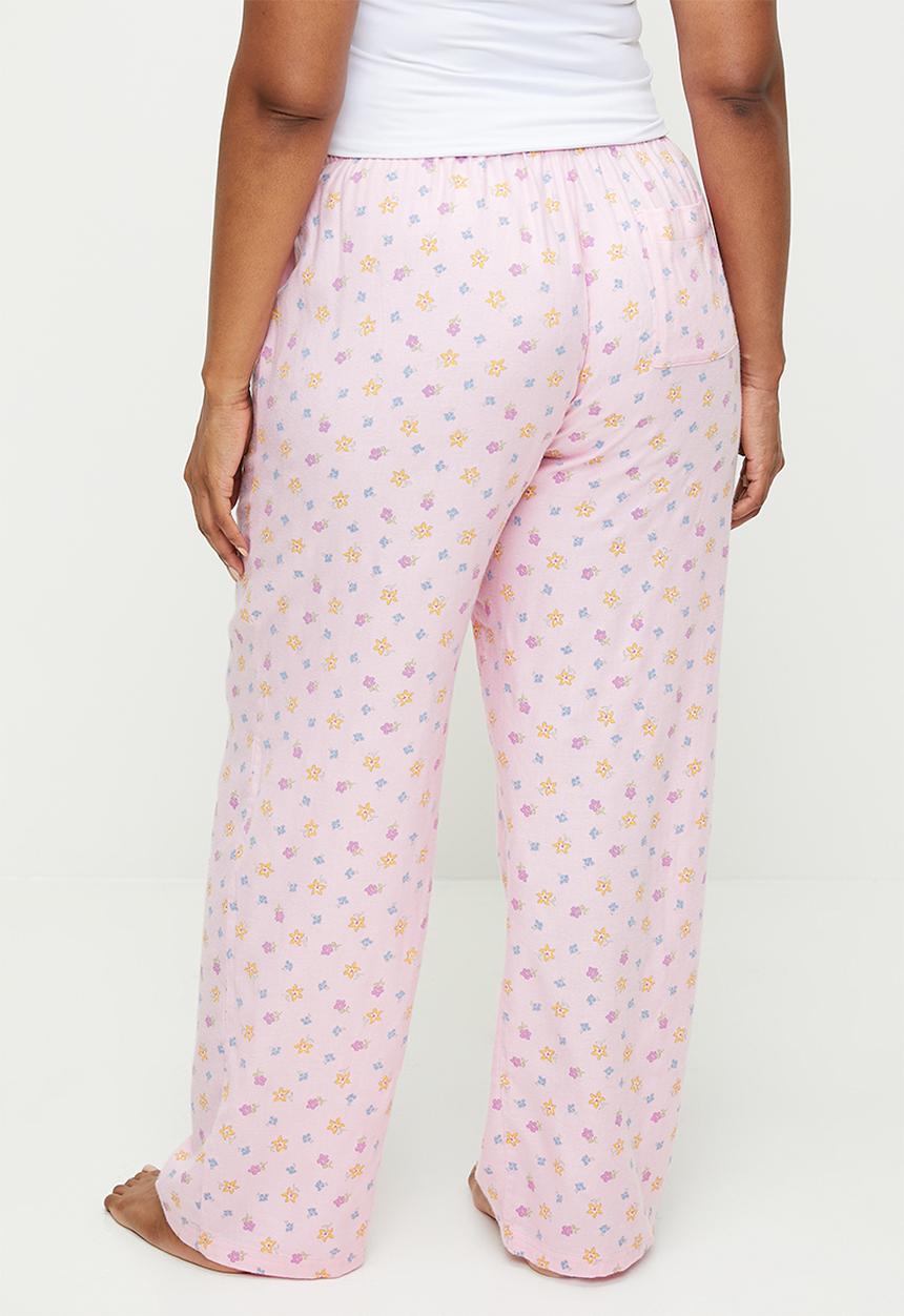 Cotton On - Plus Flannel Wide Leg Pant - French Fairytale Lotti Ditsy