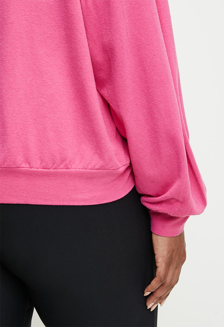 Cotton On - Plus Light Weight Super Soft Hooded Zip Through - Raspberry Sorbet