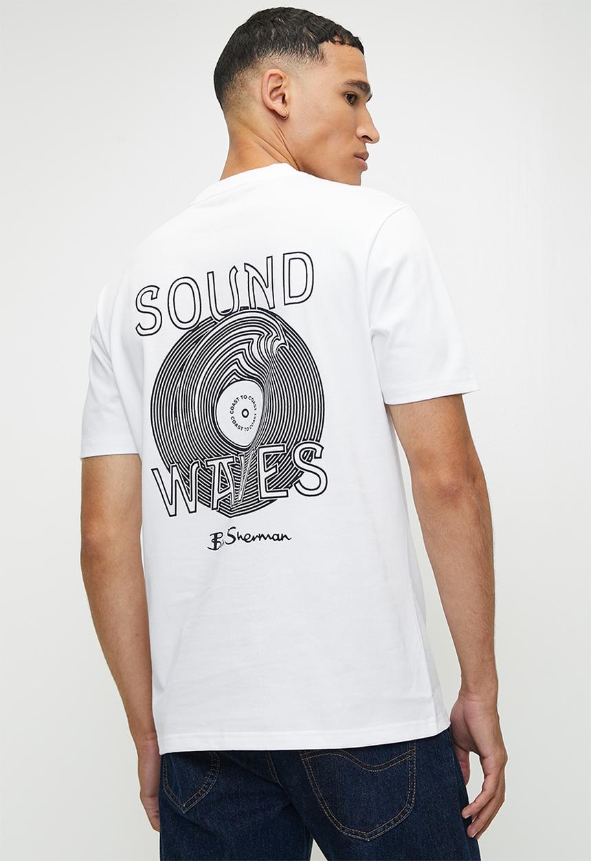 Ben Sherman - Ocean Records Oversize Tee - White