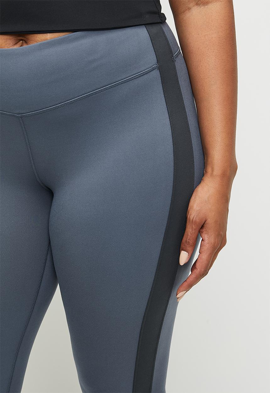 Cotton On - Plus Ultra Soft Contour Split Flare - Folkstone Grey/Element Blue