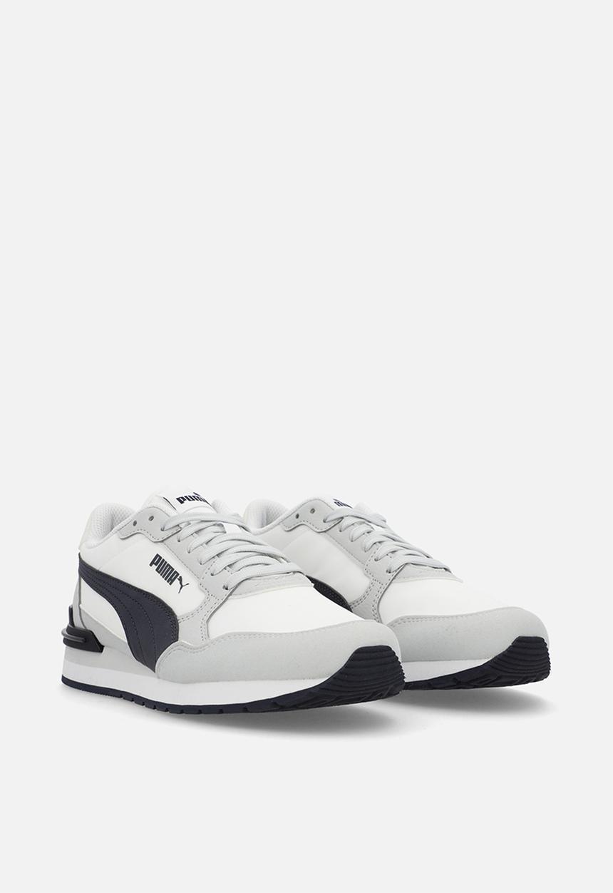 PUMA - ST Runner v4 NL Jr - Puma White-New Navy-Cool Light Gray