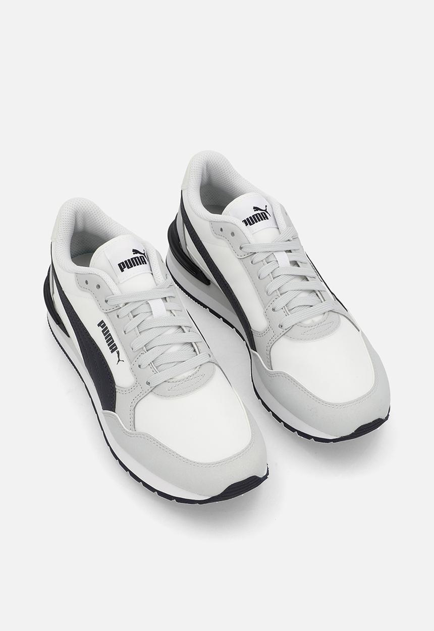 PUMA - ST Runner v4 NL Jr - Puma White-New Navy-Cool Light Gray
