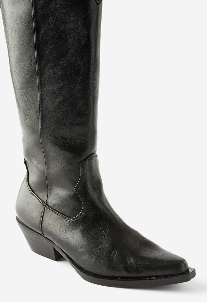Cotton On - Dylan boot - black distressed
