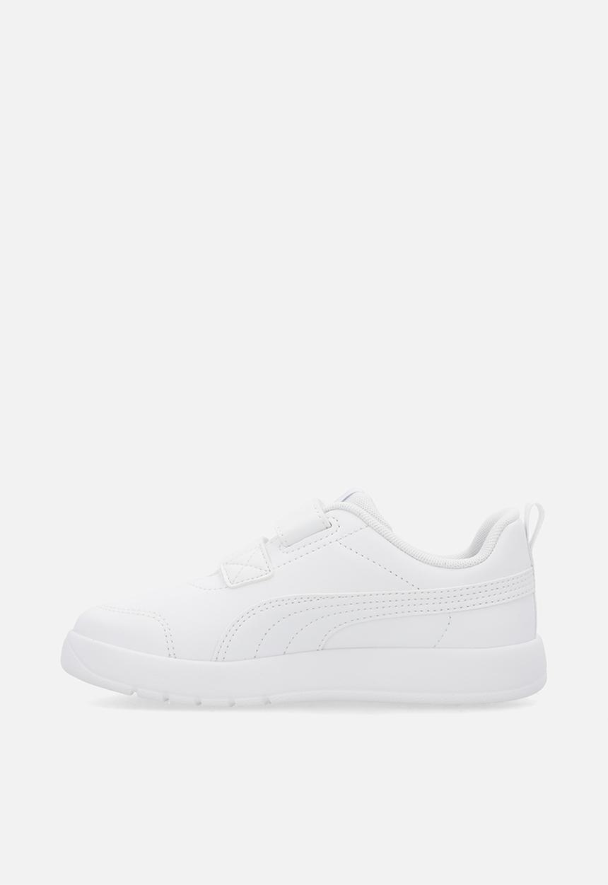 PUMA - Courtflex v3 v ps - puma white/silver mist