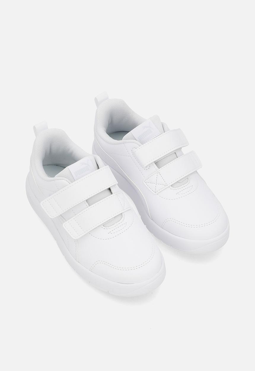 PUMA - Courtflex v3 v ps - puma white/silver mist