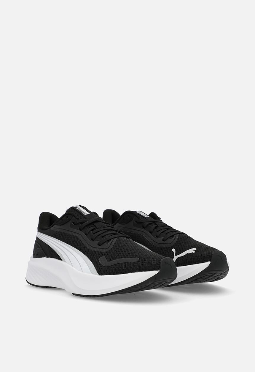 PUMA - Pounce Lite Jr - Puma Black-Puma White-Puma Silver