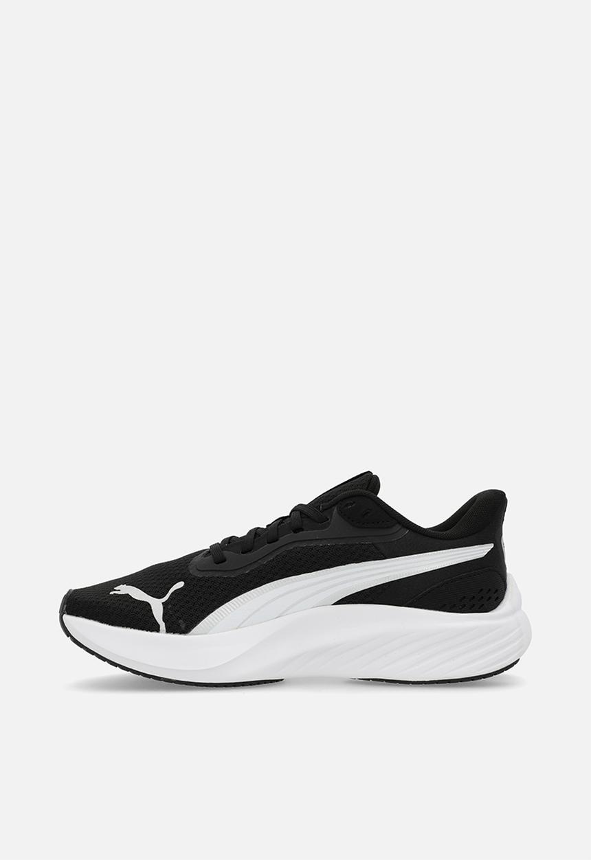 PUMA - Pounce Lite Jr - Puma Black-Puma White-Puma Silver