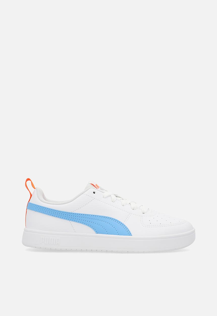 PUMA - Puma Rickie Jr-Puma White - Team Light Blue-Orange Glo