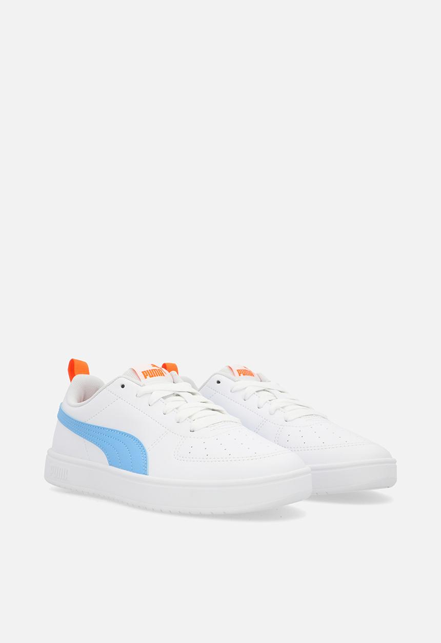 PUMA - Puma Rickie Jr-Puma White - Team Light Blue-Orange Glo