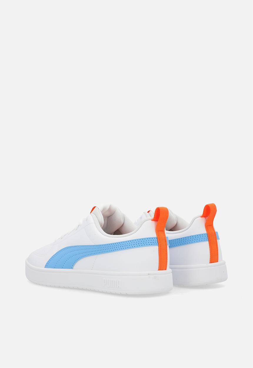 PUMA - Puma Rickie Jr-Puma White - Team Light Blue-Orange Glo