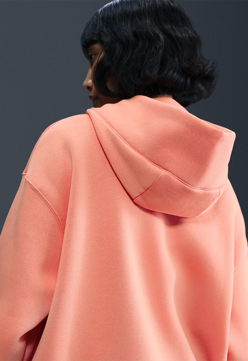 Nike - Nike Phoenix Hoodie - Apricot Agate/Sail