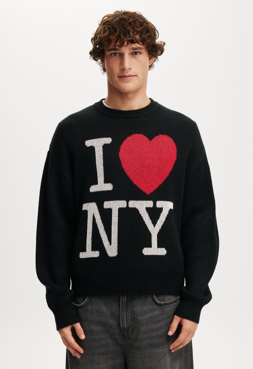 glamb】アイラヴニューヨークニット/I LOVE NY knit セーター I Love