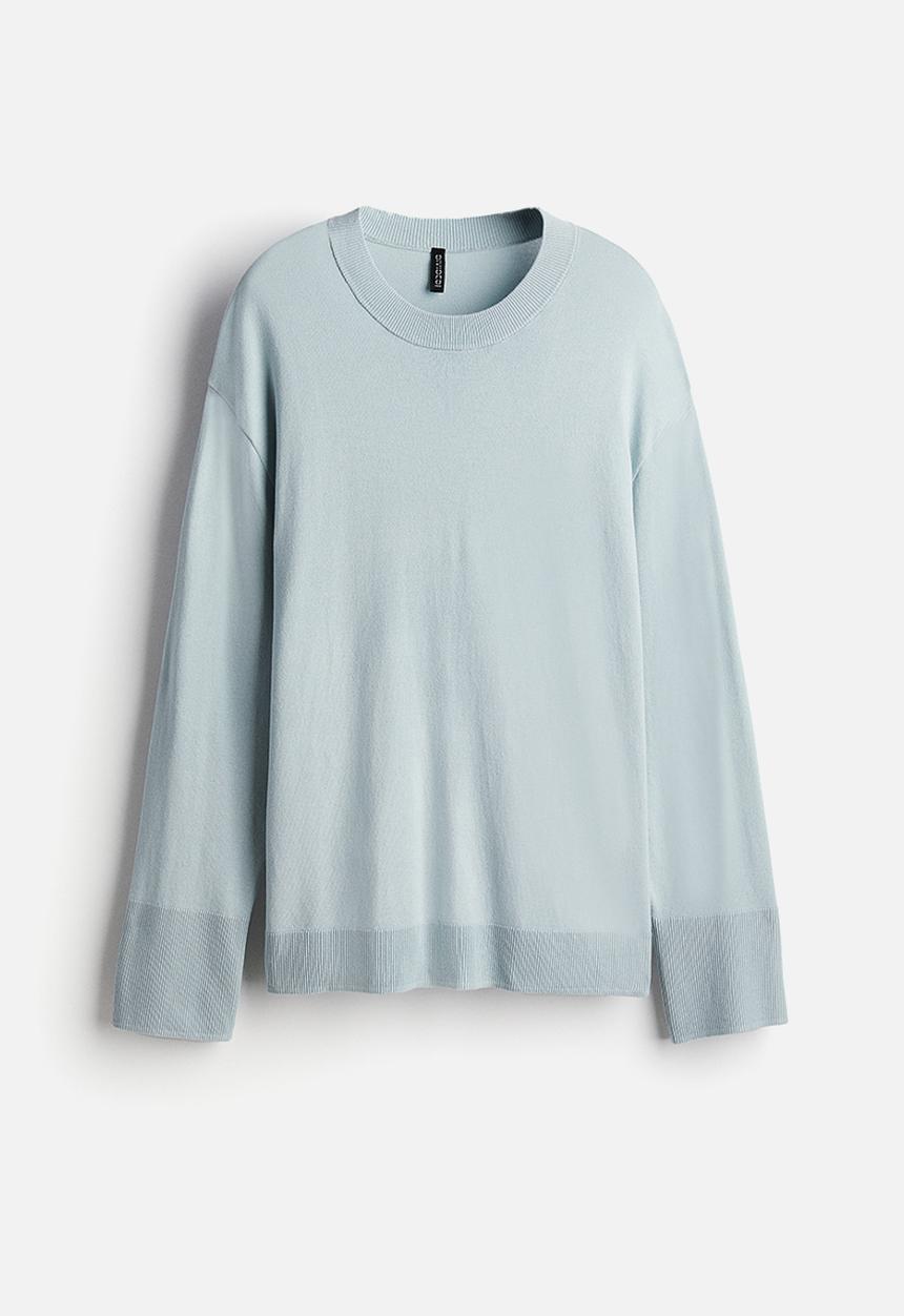 H&M - Fine-knit jumper - light turquoise