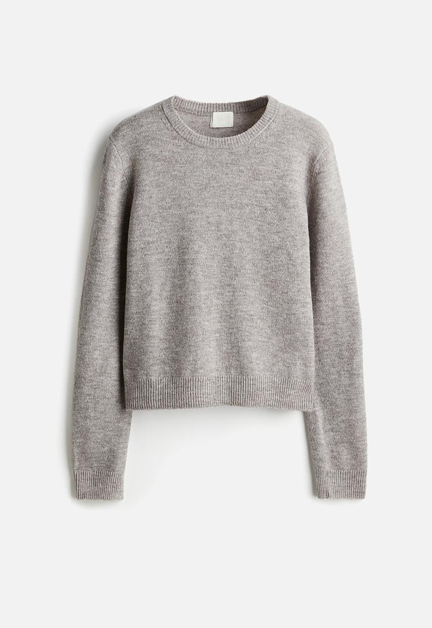 H&M - Jumper - light grey marl