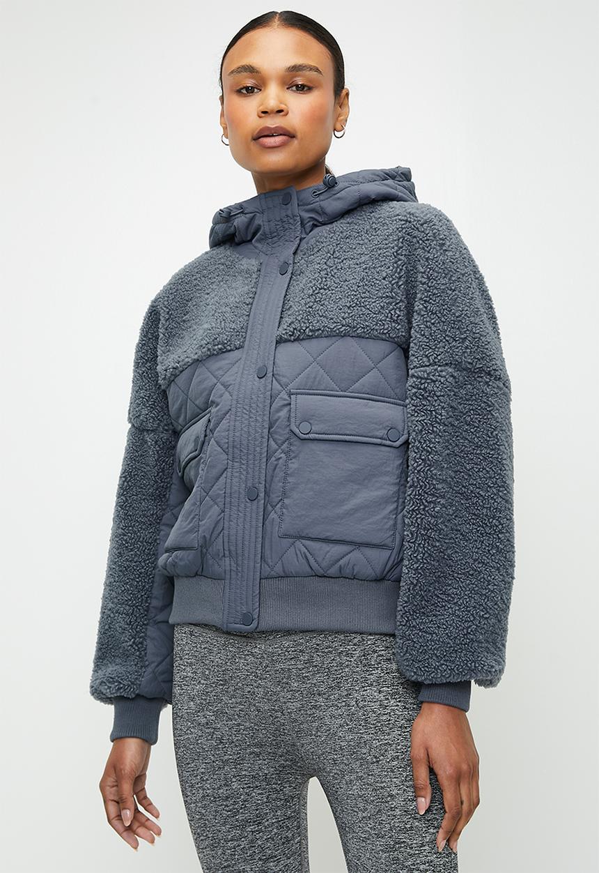 Cotton On - Match Pocket Hooded Jacket - Folkstone Grey