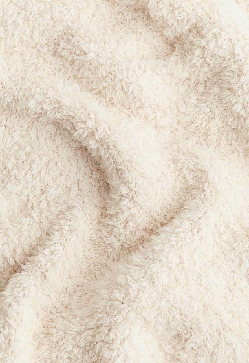 H&M - Fluffy-knit dress - light beige