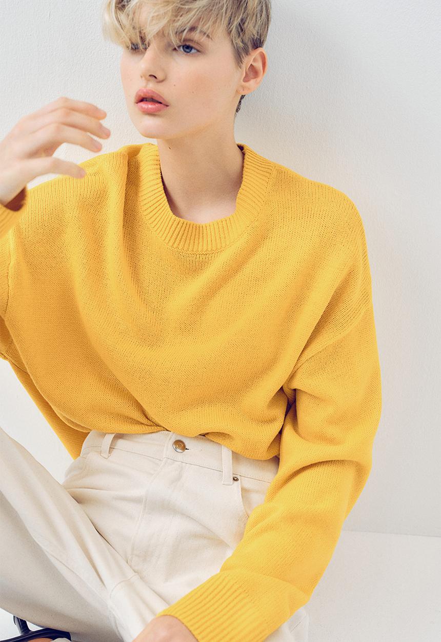 H&M - Jumper - yellow