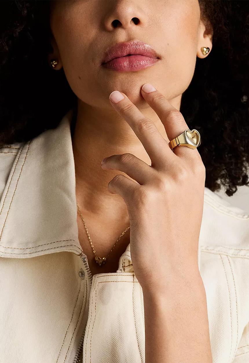 Fossil - Watch ring- gold
