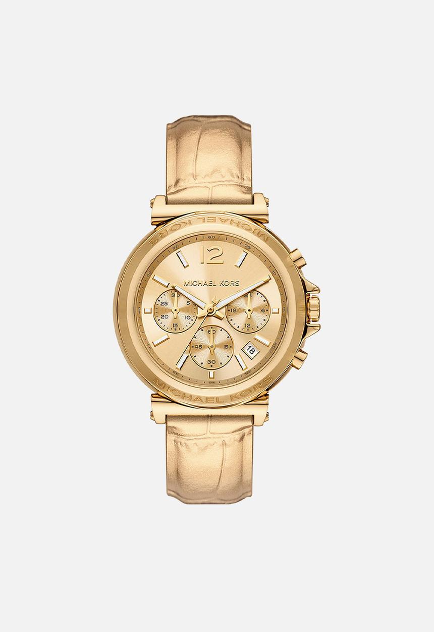 Michael Kors - Maren Leather Watch - Gold