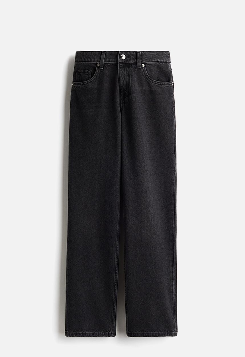 H&M - Straight regular jeans - black