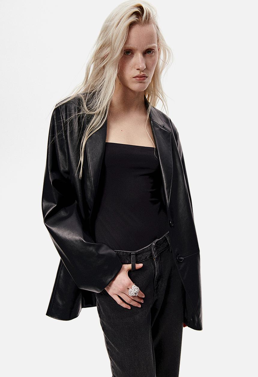 H&M - Straight regular jeans - black