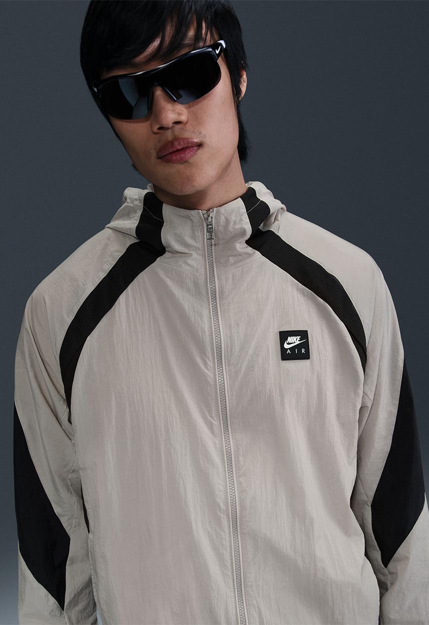 Nike - Nike Air Men's Woven Jacket - College Grey/Black/Black