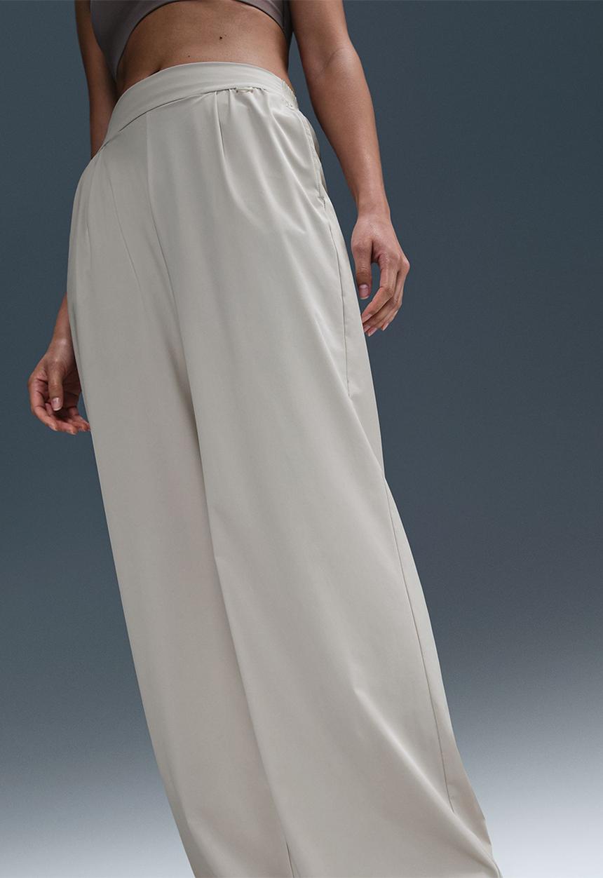 Nike - Nike wide leg pant - Lt Orewood Brn/Lt Iron Ore