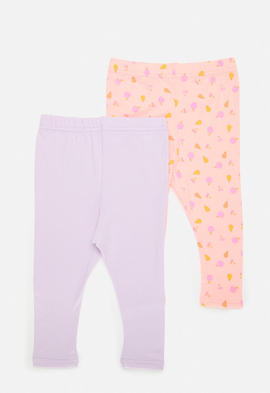 Pop Candy - 2 pack leggings - lilac/fruit multi