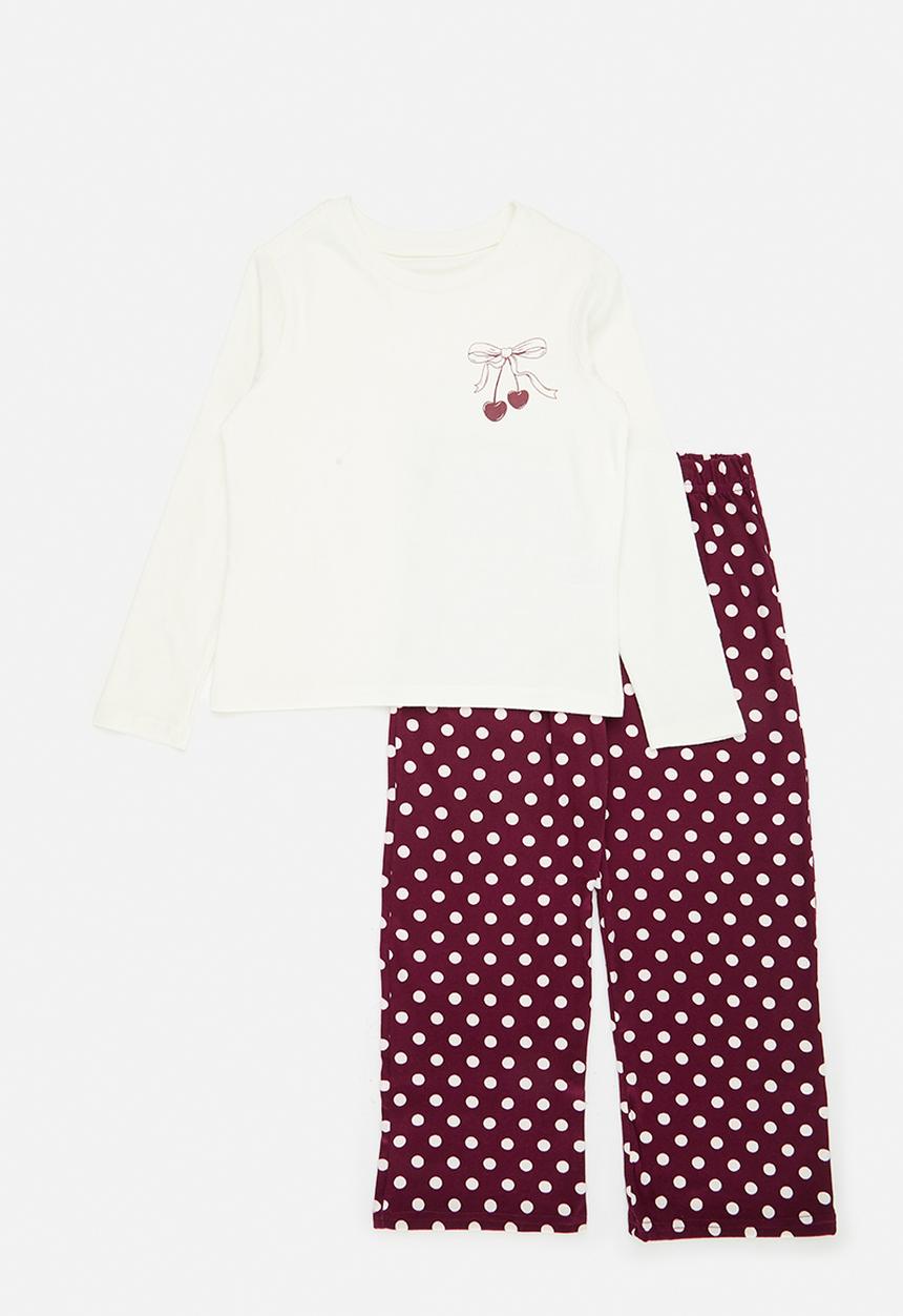 Pop Candy - Pj set- pdf/maroon
