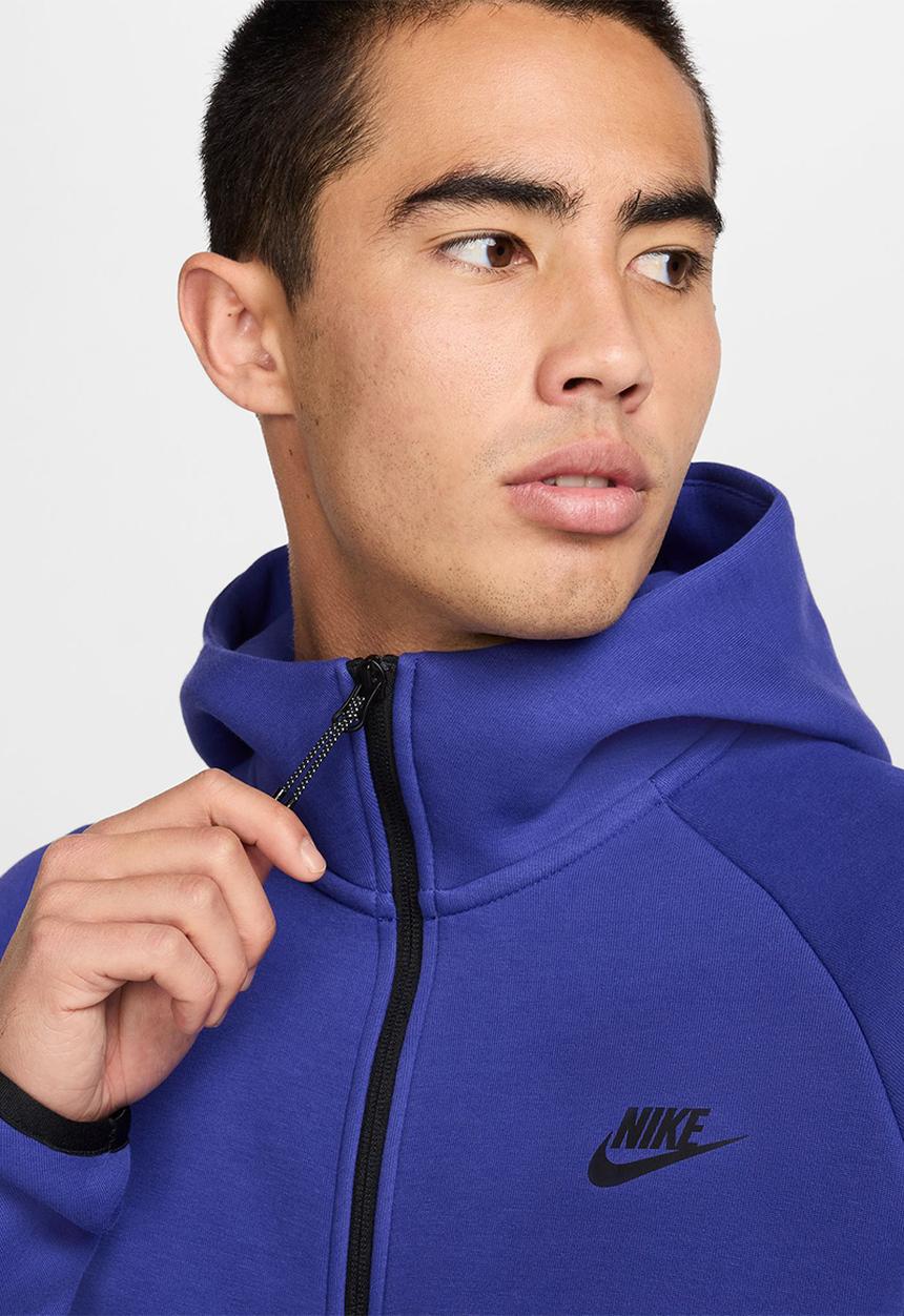 Nike - Tech Fleece Men's Full-Zip Windrunner Hoodie - Deep Night/Black
