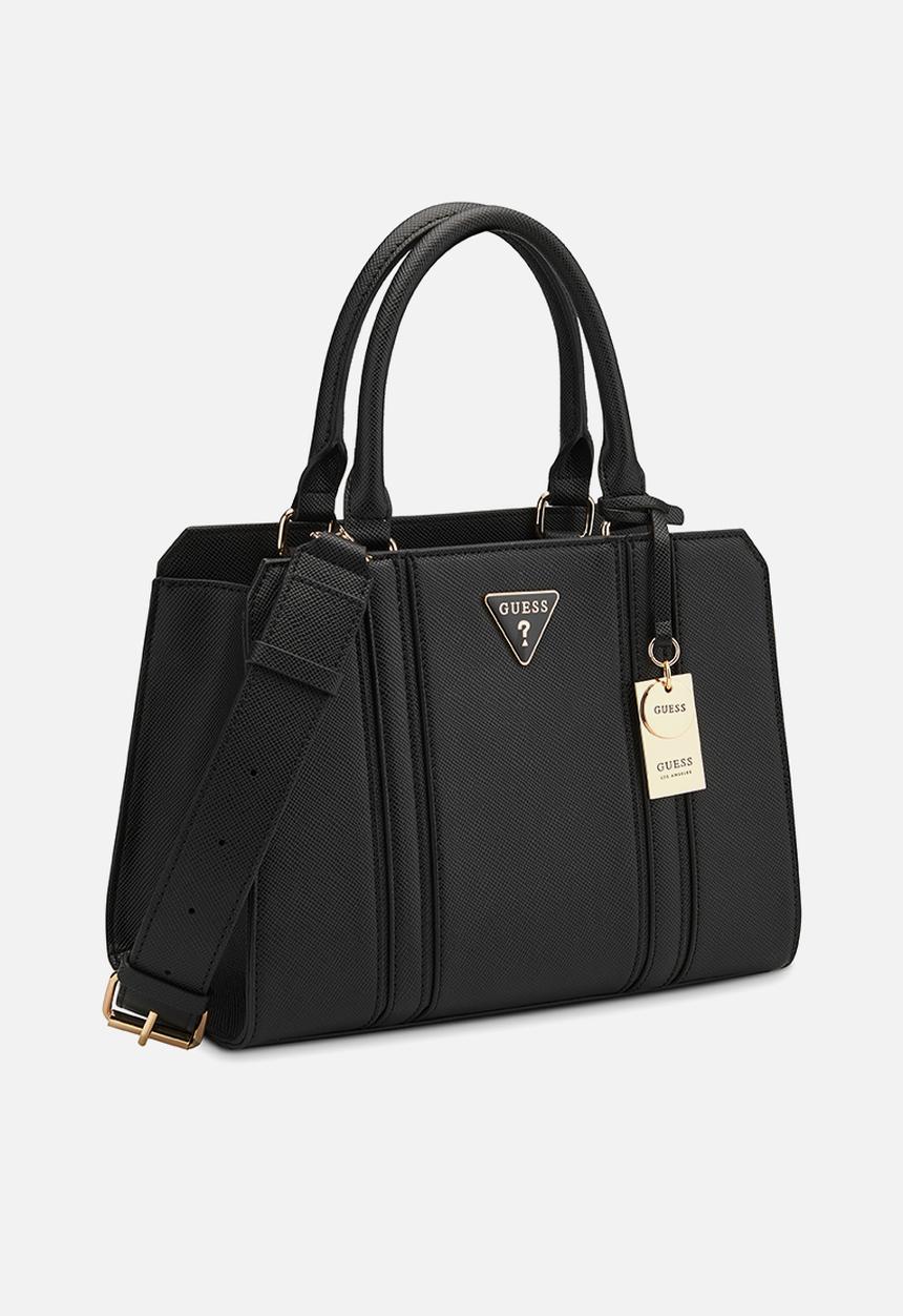 GUESS - Cassian satchel tote bag - black