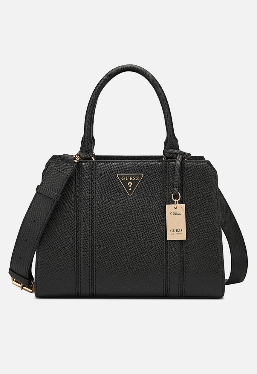 GUESS - Cassian satchel tote bag - black