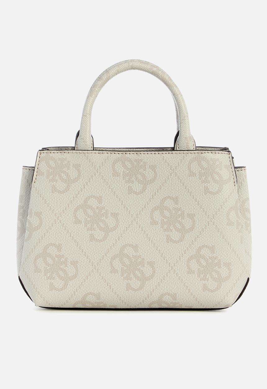 GUESS - Lorelei mini satchel tote bag -bone logo