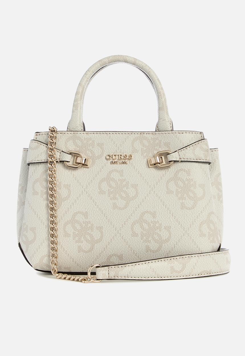 GUESS - Lorelei mini satchel tote bag -bone logo
