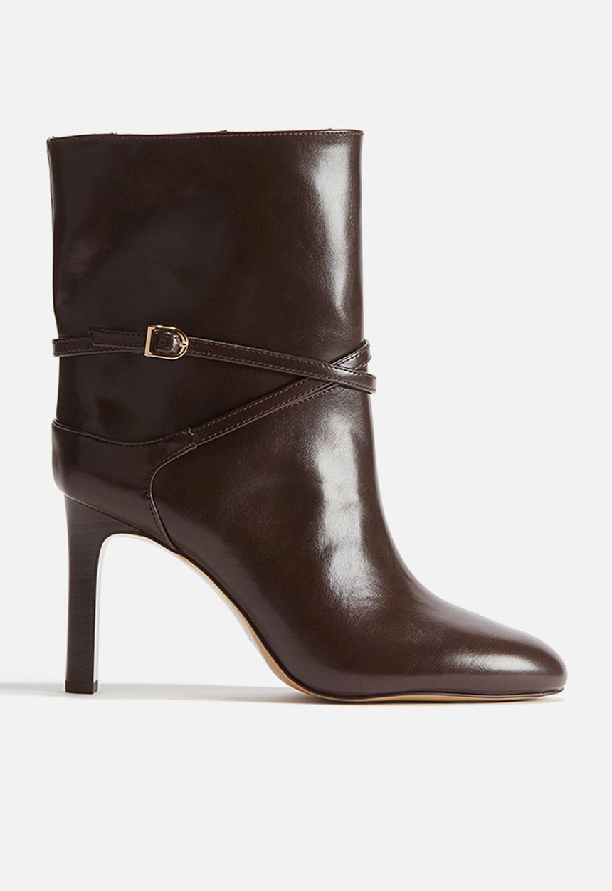H&M - Heeled ankle boots - dark brown