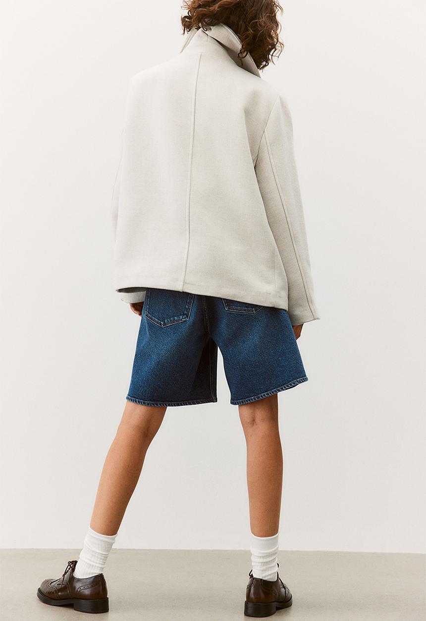 H&M - Short pea coat - light beige