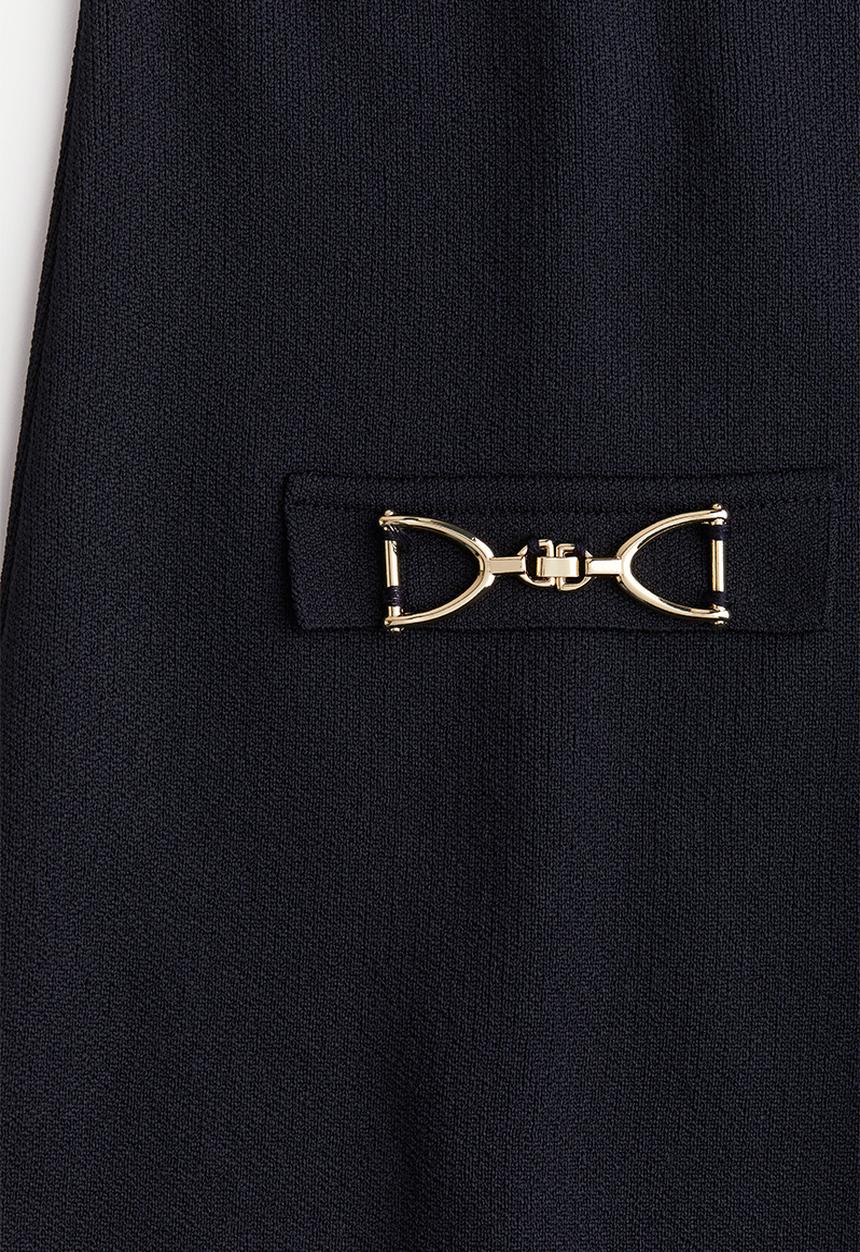 H&M - Collared dress - navy blue