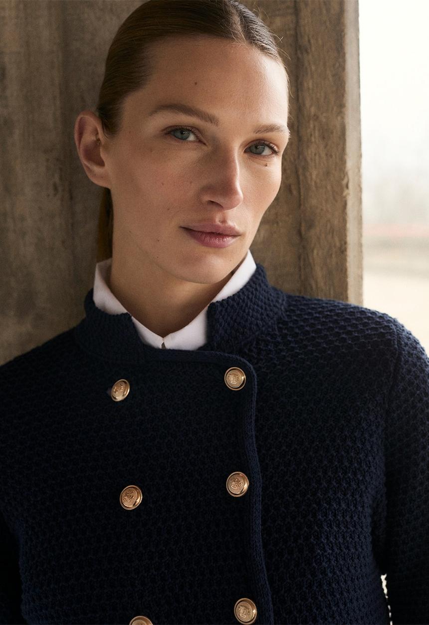 MANGO - Jacket Garfio - Navy