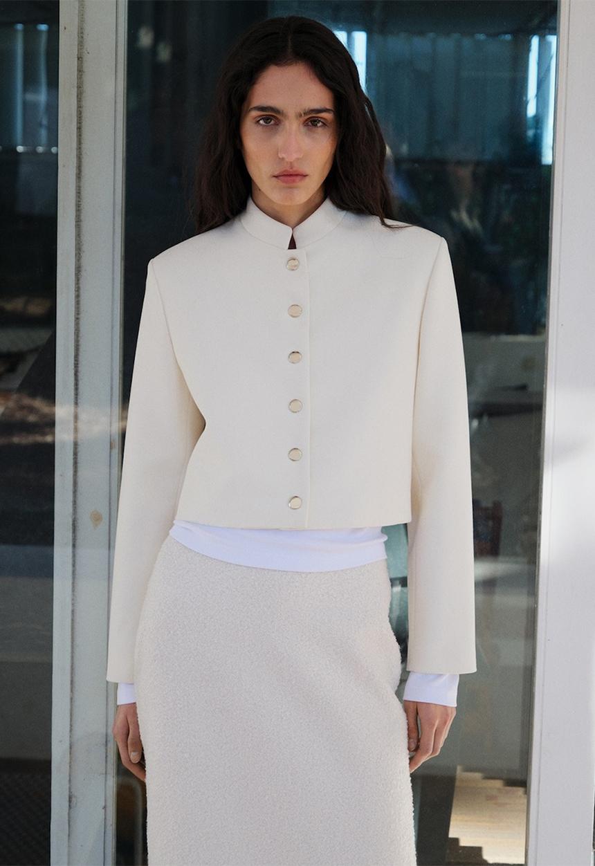 MANGO - Jacket Denver - Light Beige