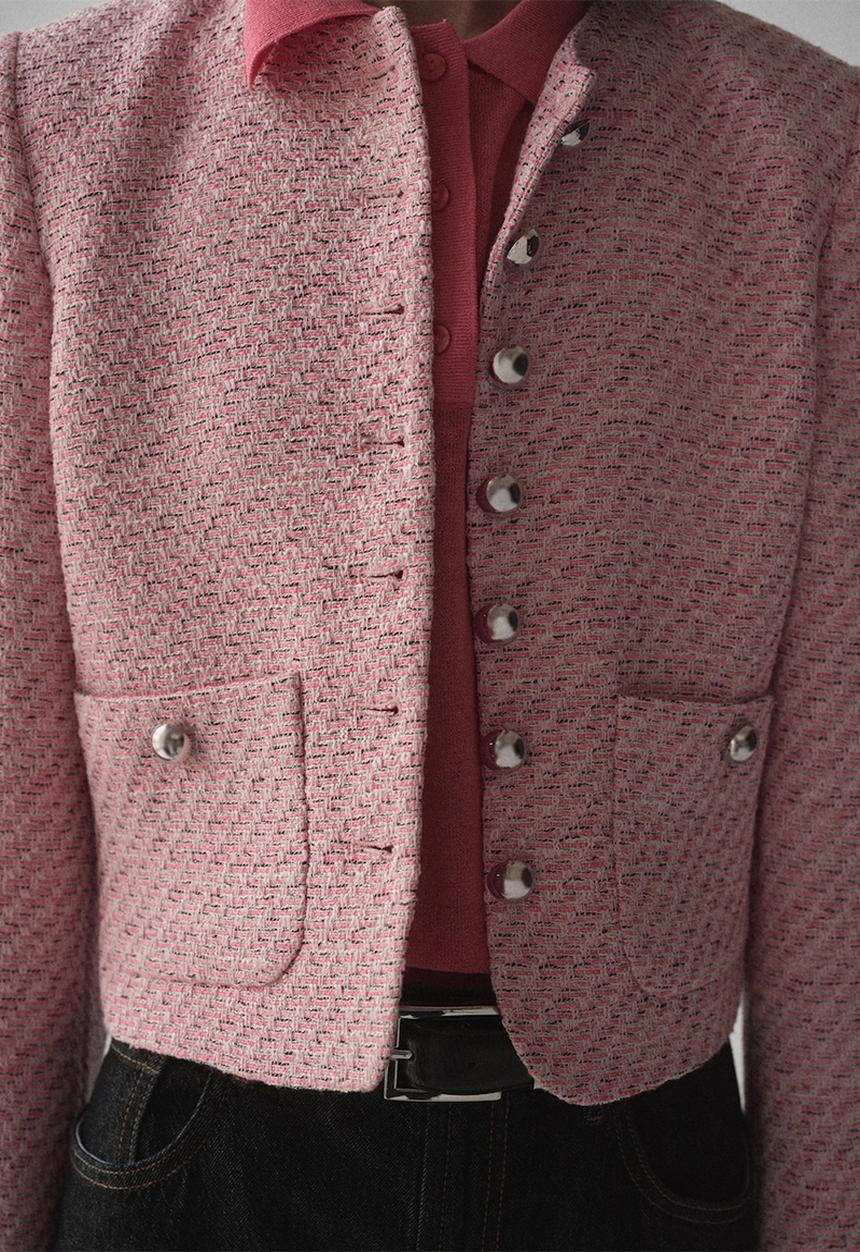 MANGO - Jacket Karakoy - Pink
