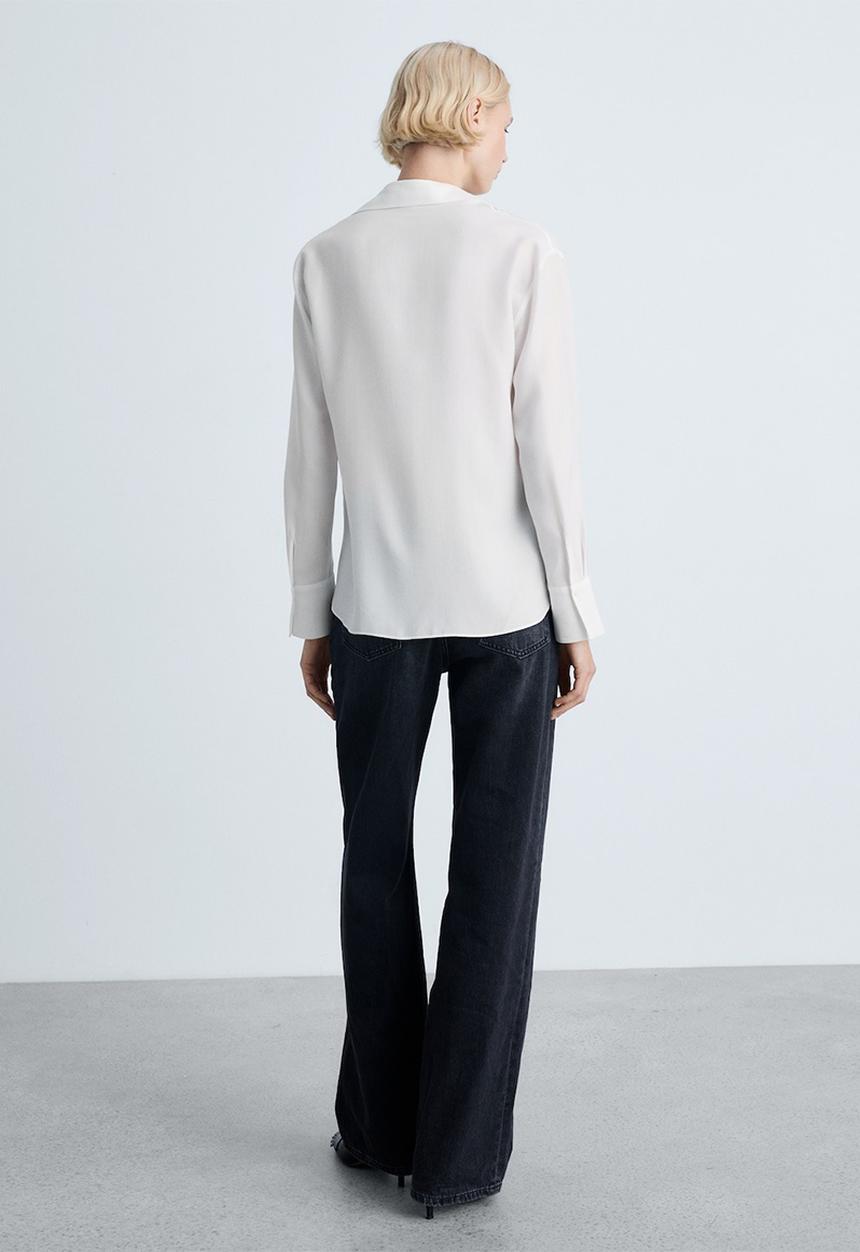 MANGO - Shirt Lima - Natural
