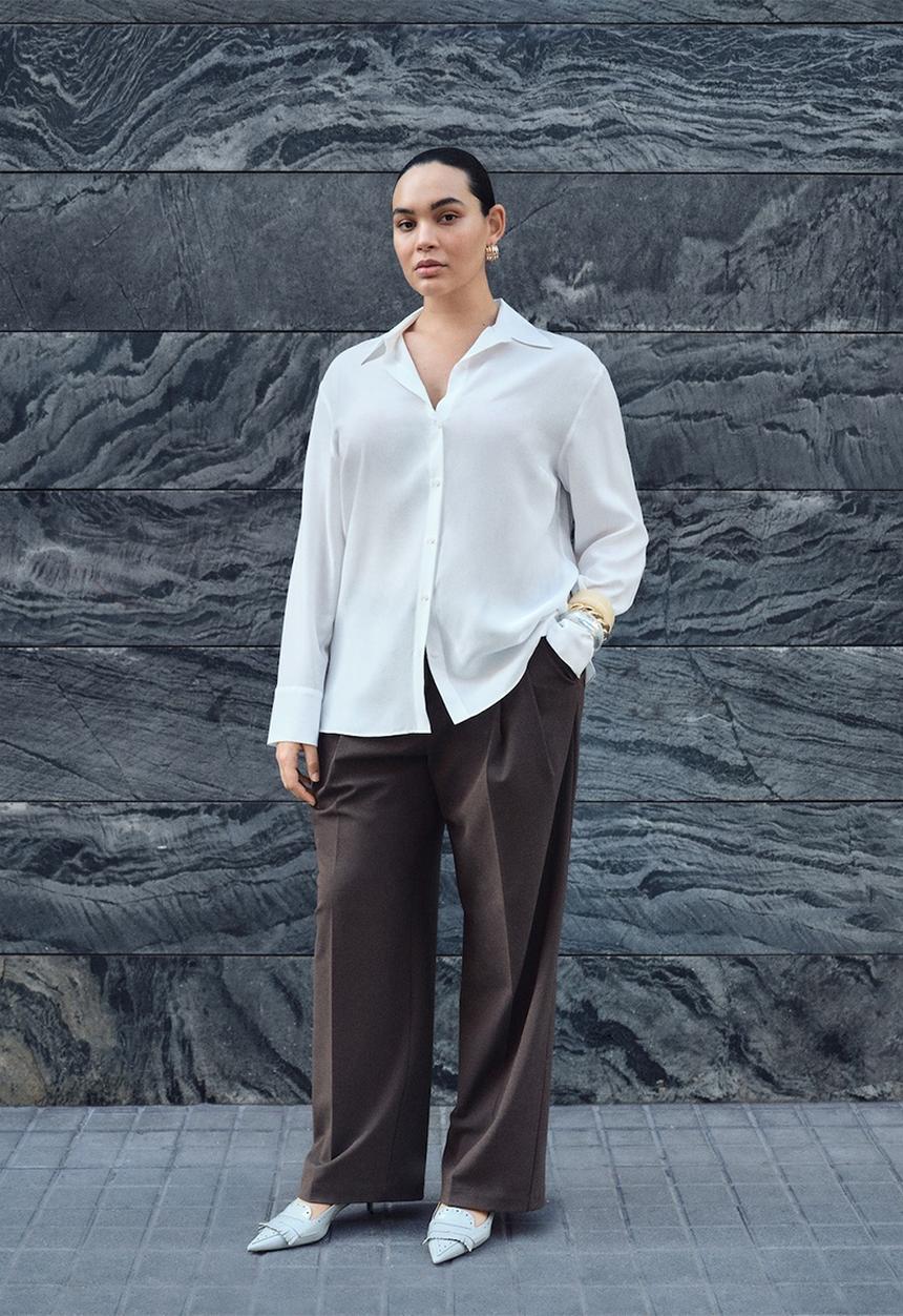 MANGO - Shirt Lima - Natural
