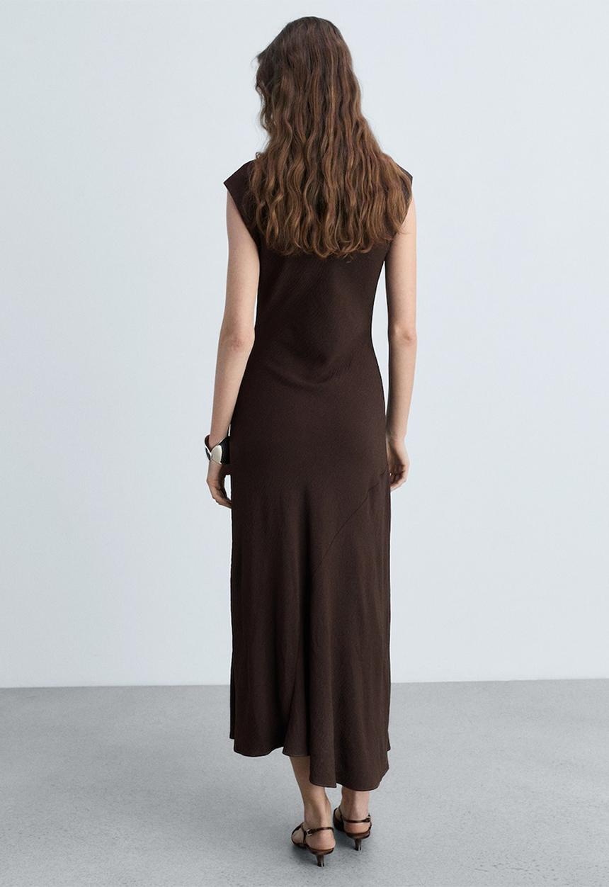 MANGO - Dress Noel - Brown