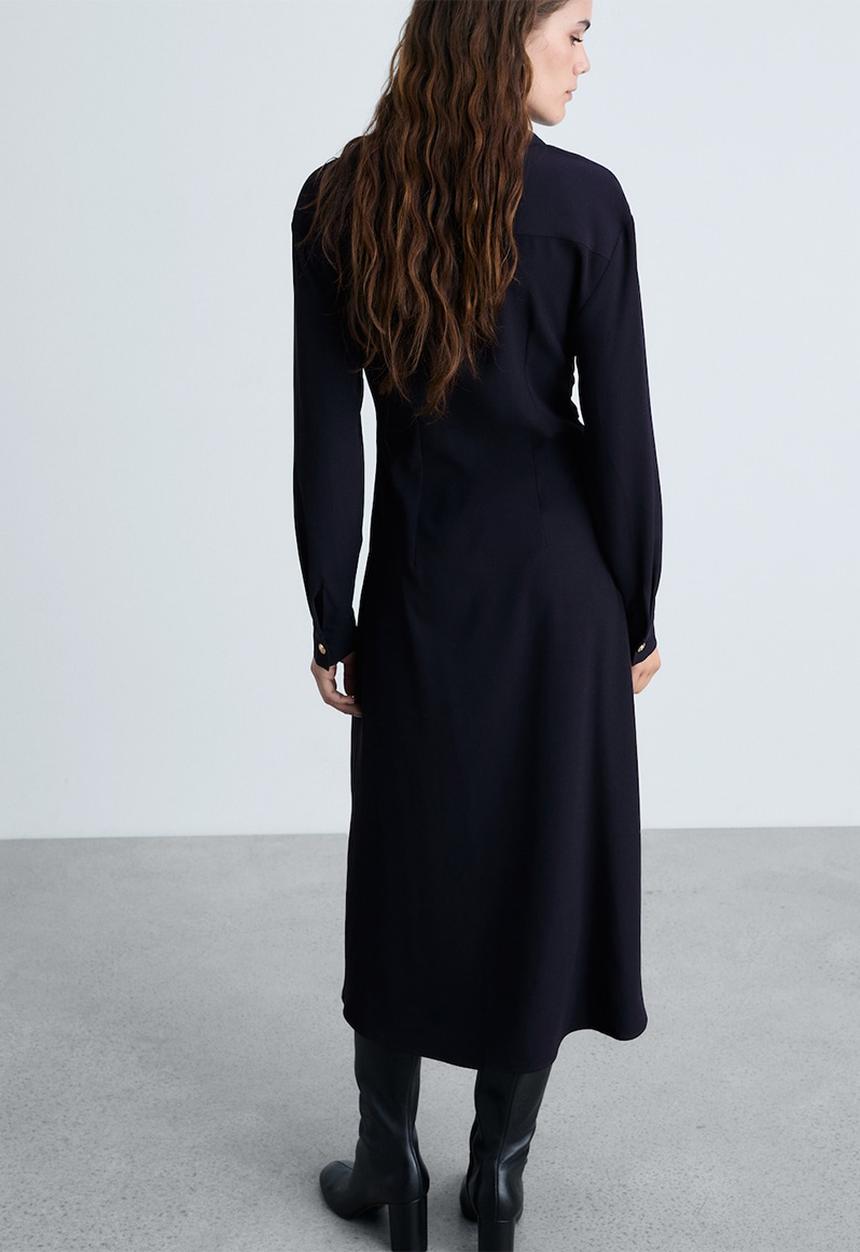 MANGO - Dress Sailor - Navy