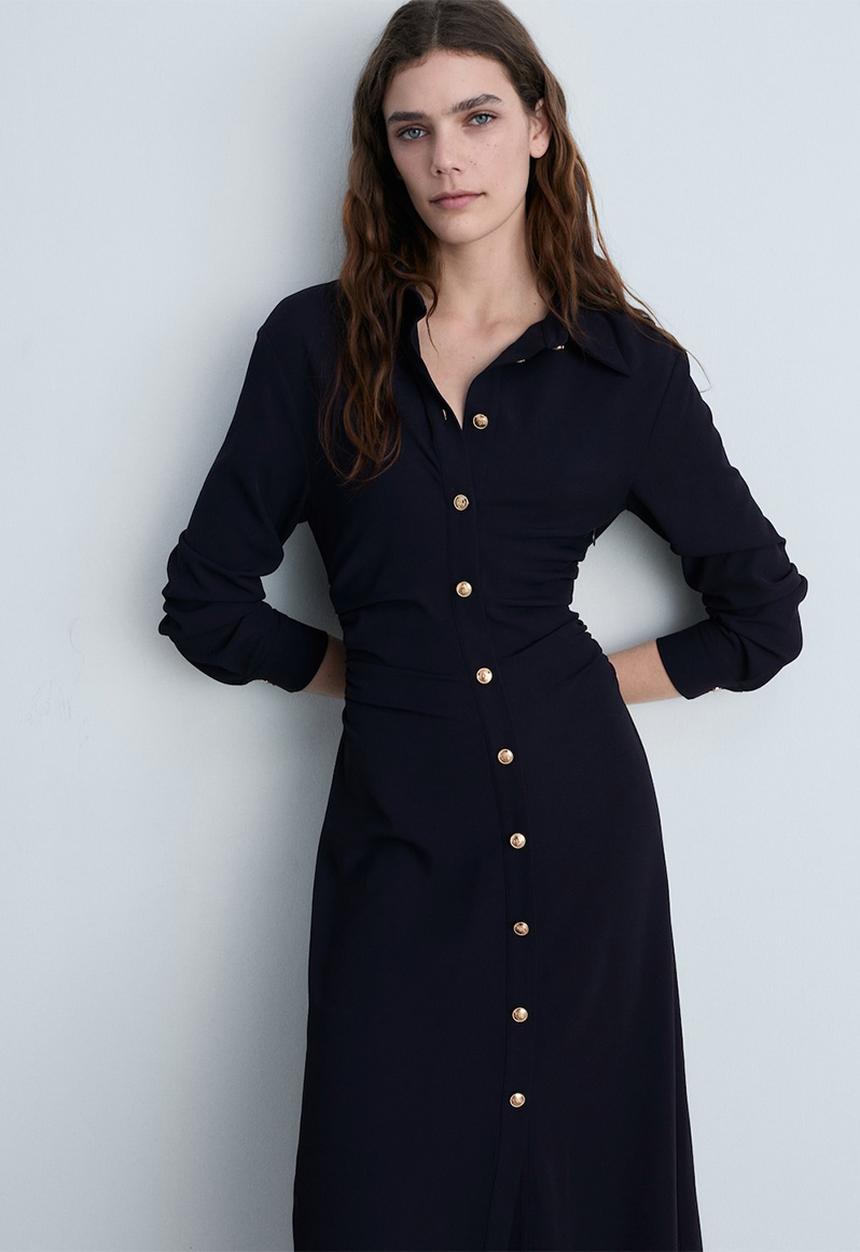MANGO - Dress Sailor - Navy