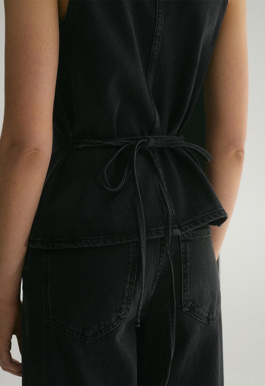 MANGO - Vest Daphne - Open Gray